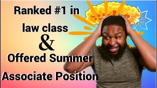 Offered a Summer Associate Position  Law School Vlog [upl. by Ydnem]