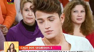 João Mota o grande vencedor da Casa dos Segredos Secret Story no Você na TV 4Jan Parte 12 [upl. by Kiley270]