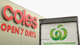 Woolworths and Coles blame suppliers for rising grocery costs [upl. by Sioled]