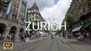 Zürich Walking Tour 4K [upl. by Ravid]