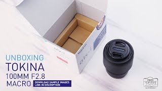 Unboxing Tokina ATXi 100mm F28 Macro Lens for Canon  Free Sample Image Downloads Hindi [upl. by Angrist]