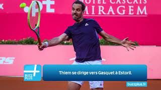 Thiem se dirige vers Gasquet à Estoril [upl. by Oiligriv697]