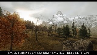 TES V  Skyrim Mods Dark Forests of Skyrim  Davids Trees edition [upl. by Ash974]