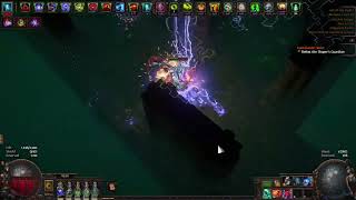 Path of exile 325 Accuracy Stacking Juggernaut Lightning Strike Build Test [upl. by Krantz171]