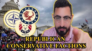 Factions within the Republican Party  EXPLAINED 2024 [upl. by Nnalyrehc]