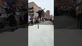 The BIG Rail at CPH Open 2022 🔥 skateboarding [upl. by Aisanat281]