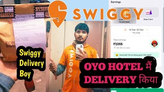 Food delivery in OYO Rooms bangalore  swiggy delivery boy swiggy delivery application [upl. by Sosthina]