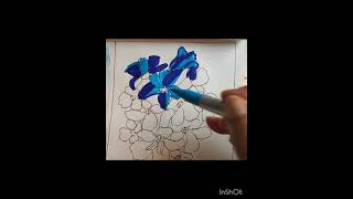 HOW TO DRAW HYACINTH FLOWER STEP BY STEP FOR BEGINNERS hyacinth art flowerdrawing [upl. by Hartfield]