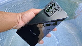 Samsung Galaxy A53 5G Water Test  Galaxy A53 Water Resistant [upl. by Jentoft]