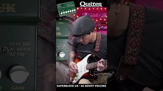 Quilter Labs  SuperBlock UK  All Voices CLEAN SHORTS amplifier pedal guitar [upl. by Neda280]