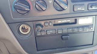 1995 Toyota Camry Radio removal and install [upl. by Buke]