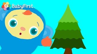 Playing in the Park  Hide and Seek for Babies  PeekABoo I See You  BabyFirst TV [upl. by Nalyk]