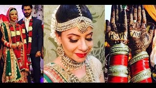 Sambhavna Seth amp Avinash Dwivedi Wedding Ceremony Video  Telly Reporter [upl. by Cantu]