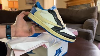 Travis Scott Fragment Low UnboxingLegit Check [upl. by Nnaylloh]