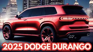 2025 Dodge Durango Three Row SUV Finally Revealed  First Look [upl. by Oznole]