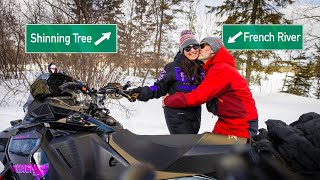 WIFES BIRTHDAY RIDE French River to WestreeShinning Tree Ontario amp back 658 km two day ride [upl. by Enetsuj823]