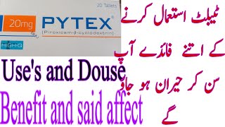 pytex20mg tablet uses in Urdu pytex20mg tablet Benefit and said affectreactiondard tabletpain [upl. by Alithea758]