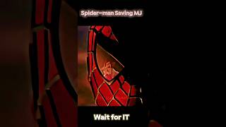 Spiderman saving MJ marvel viral shortfeed shorts [upl. by Cinimmod]