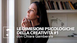 Chiara Gamberale  Le dimensioni psicologiche della creatività 1 [upl. by Gusti255]