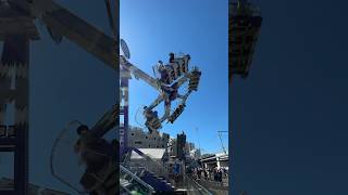 The joker  2023 Ekka rides funfair carnival kirmes kermis rollercoaster [upl. by Derriey]