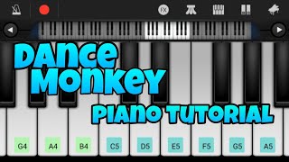 Dance Monkey Tutorial In Perfect Piano 🎹🎶  How to Play Dance Monkey In Perfect Piano [upl. by Ayekahs]