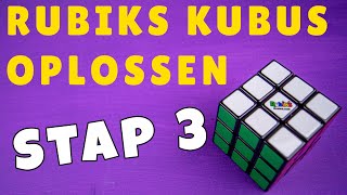 Stap 3  De hoeken van laag 1 oplossen  Rubiks kubus oplossen voor beginners [upl. by Yrro219]