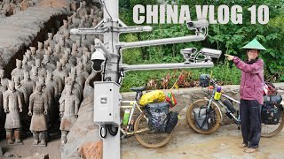 90 Mit dem Fahrrad zur Terrakotta Armee  Fahrradweltreise China Vlog 10 [upl. by Nosloc]