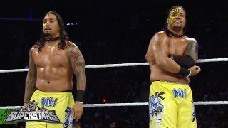 The Usos vs 3MB WWE Superstars Sept 13 2013 [upl. by Oahc488]