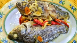 Pinangat na Tilapia  Filipino Dish Na Masarap  RosaMarias Channel [upl. by Lillie]