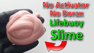 NO BORAX SLIME  HOW TO MAKE LIFEBUOY HAND WASH SLIME AT HOME WITHOUT BORAX OR ACTIVATOR [upl. by Valeta]