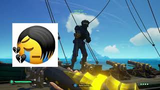 Sea of Thieves Xbox Player  how to double gun [upl. by Akinal617]