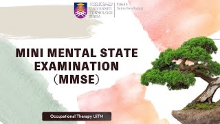 MINI MENTAL STATE EXAMINATION MMSE [upl. by Aushoj489]