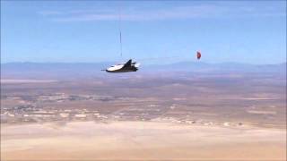 SNCs Dream Chaser Captive Carry Test August 2013  Credit NASA [upl. by Yerg117]