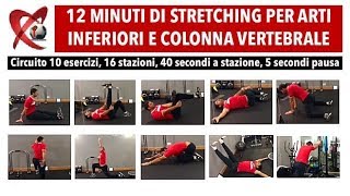 circuito di stretching per Calciatori prof Fabio Patteri [upl. by Johiah]