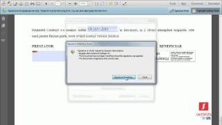 Verificarea semnăturii electronice dintrun document PDF inteligent [upl. by Thgirw]