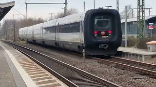 Dänische Staatsbahn  DSB Baureihe MF  Einheit 5080  5081  Einfahrt in Bad Oldesloe [upl. by Ydnys]