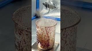 Violent H2O2 KMnO4 Reaction chemistry hydrogenperoxide potassiumpermanganate experiment [upl. by Marley794]