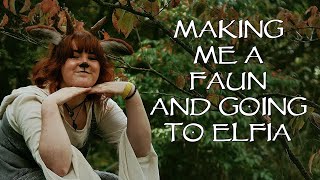 making a faun outfit and going to ✨ELFIA✨ [upl. by Ijies]