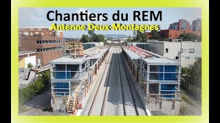 Chantiers du REM  Antenne DeuxMontagnes  Canora [upl. by Orfinger32]