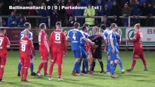 Ballinamallard Vs Portadown 301216 [upl. by Berny]