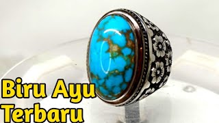 CEK HARGA REVIEW BATU PIRUS PERSIA SKY BLUE RING PERAK [upl. by Thgirw]