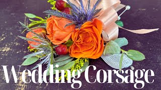 How to make a Wedding Corsage  EASY [upl. by Ylenaj]