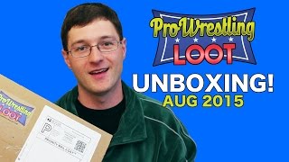 Pro Wrestling Loot Unboxing August 2015  Wrestling With Wregret [upl. by Ised]