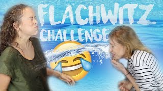 Extreme FLACHWITZ Challenge 💦 Wasserschlacht 😂 [upl. by Ahsiened]