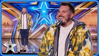 ALL of Mike Woodhams spectacular singing impressions  Britains Got Talent [upl. by Llerud]