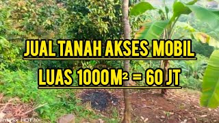 jual tanah 1000 mtr 60 jta [upl. by Kernan]