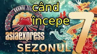 CÂND ÎNCEPE ASIA EXPRESS 2024 LA ANTENA 1 [upl. by Capriola]