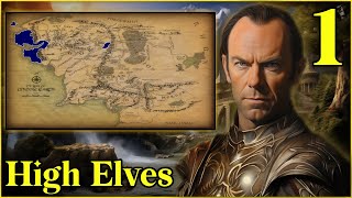 The High Elves of MiddleEarth  Total War Third Age  Divide amp Conquer  DaC v5 [upl. by Tsnre]