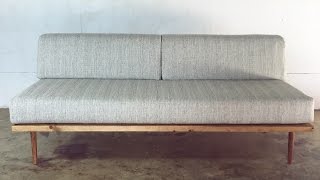 DIY MidCentury Modern Sofa  Modern Builds  EP 27 [upl. by Ellemaj]