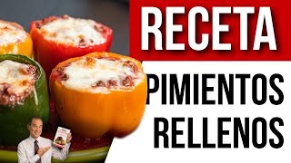 Receta Pimientos Rellenos  Come Y Adelgaza [upl. by Atsedom]